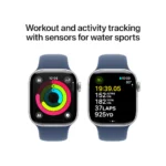 Apple Watch Series 10 46mm Rose Gold Aluminium Case with Light Blush Sport Band