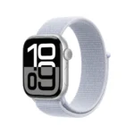 Apple Watch Series 10 42mm Silver Aluminium Case with Blue Cloud Sport Loop