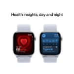 Apple Watch Series 10 42mm Silver Aluminium Case with Blue Cloud Sport Loop