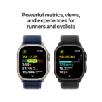 Apple Watch Ultra 2 Titanium Case with Blue Trail Loop