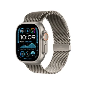 Apple Watch Ultra 2 Titanium Case with Titanium Milanese Loop