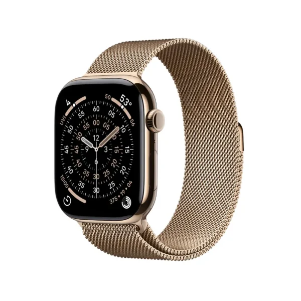 Apple Watch Series 11 Gold Titanium Case 46MM