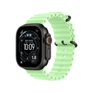 Apple Watch Ultra 3 Black Titanium Case with Ocean Band