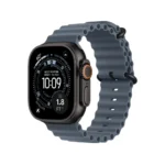 Apple Watch Ultra 3 Black Titanium Case with Ocean Band