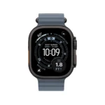 Apple Watch Ultra 3 Black Titanium Case with Ocean Band