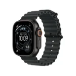Apple Watch Ultra 3 Black Titanium Case with Ocean Band