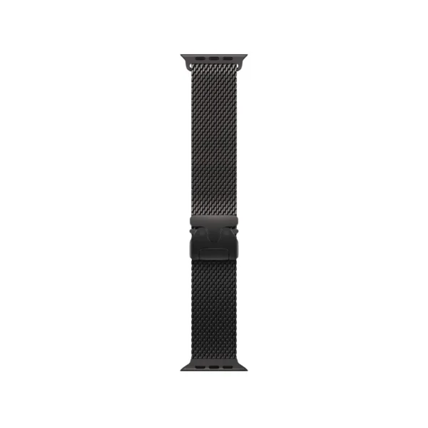 Apple Watch Ultra 3 Black Titanium Case with Titanium Milanese Loop