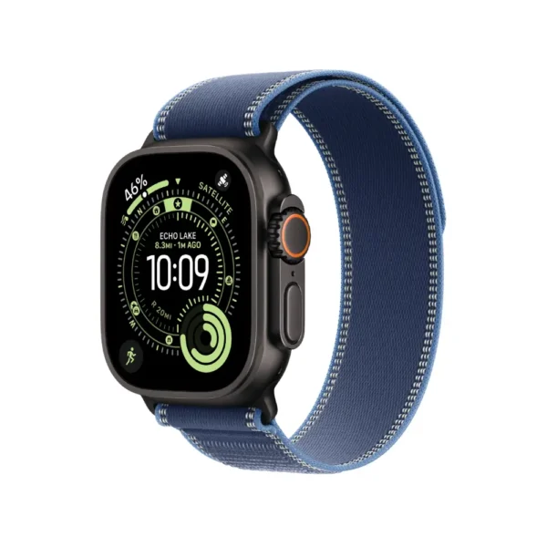 Apple Watch Ultra 3 Black Titanium Case with Trail Loop