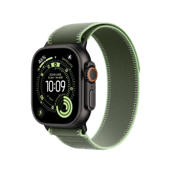 Apple Watch Ultra 3 Black Titanium Case with Trail Loop