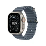 Apple Watch Ultra 3 Natural Titanium Case with Ocean Band