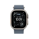 Apple Watch Ultra 3 Natural Titanium Case with Ocean Band