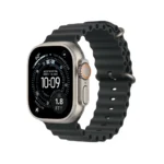 Apple Watch Ultra 3 Natural Titanium Case with Ocean Band