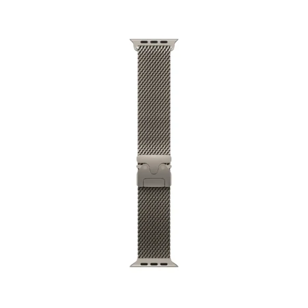 Apple Watch Ultra 3 Natural Titanium Case with Titanium Milanese Loop